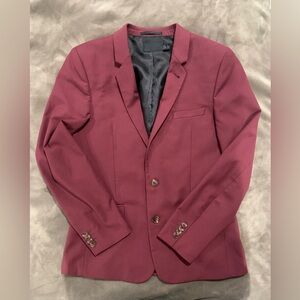Men’s ASOS Burgundy Maroon Blazer Two-Button size 38 S